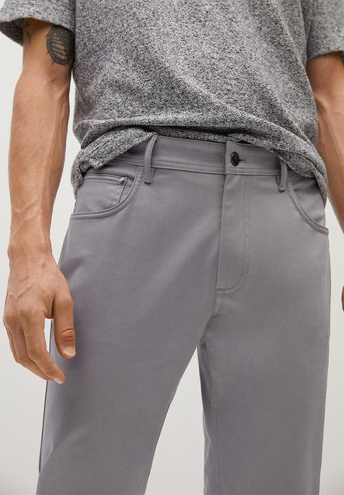 MANGO - Pisa trousers - grey