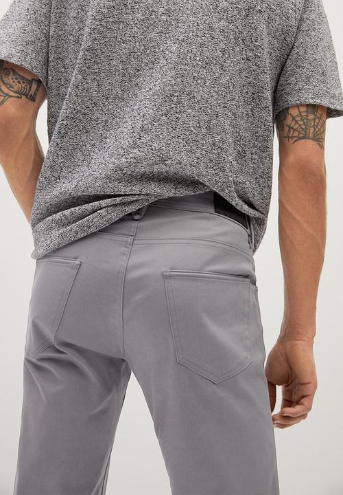 MANGO - Pisa trousers - grey