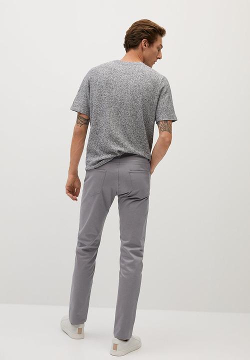 MANGO - Pisa trousers - grey