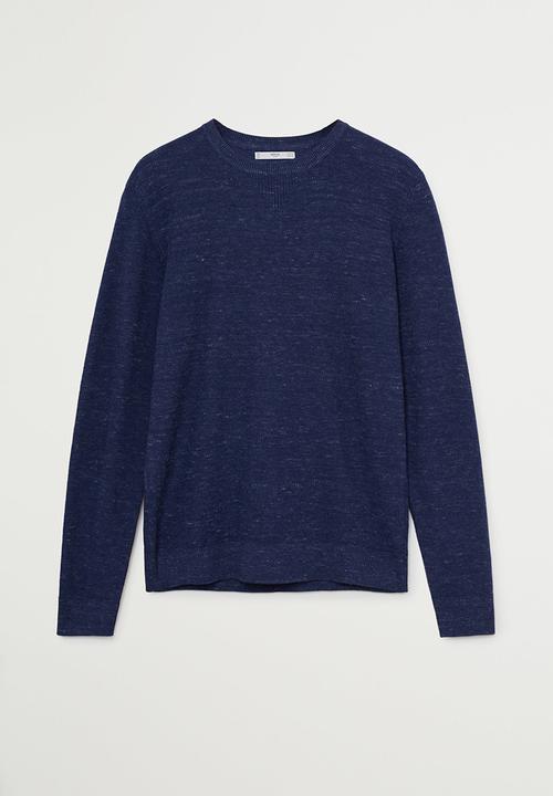 MANGO - Antigua sweater - navy