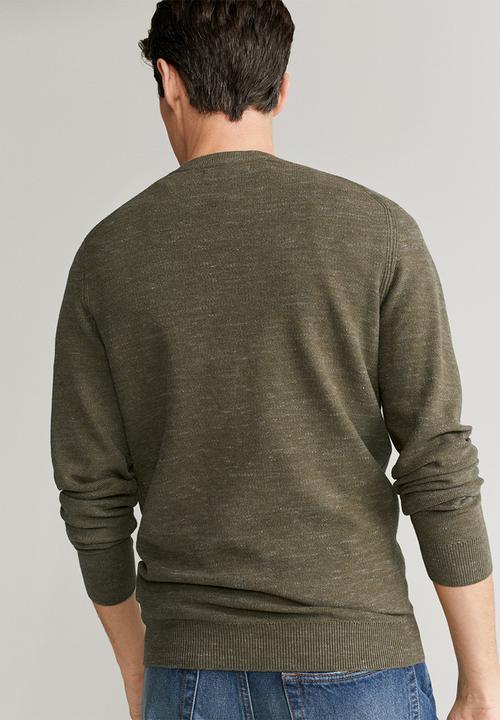 MANGO - Antigua sweater - khaki
