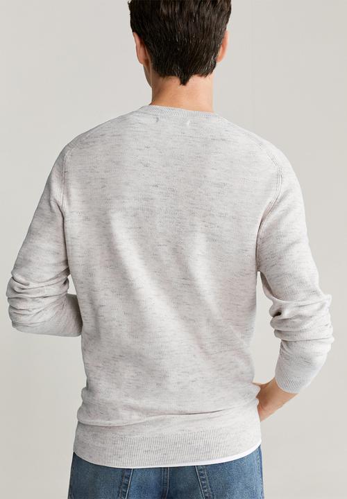 MANGO - Antigua sweater - light beige