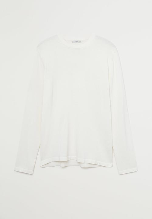 MANGO - Avena sweater - white