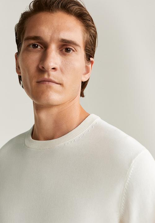 MANGO - Avena sweater - white