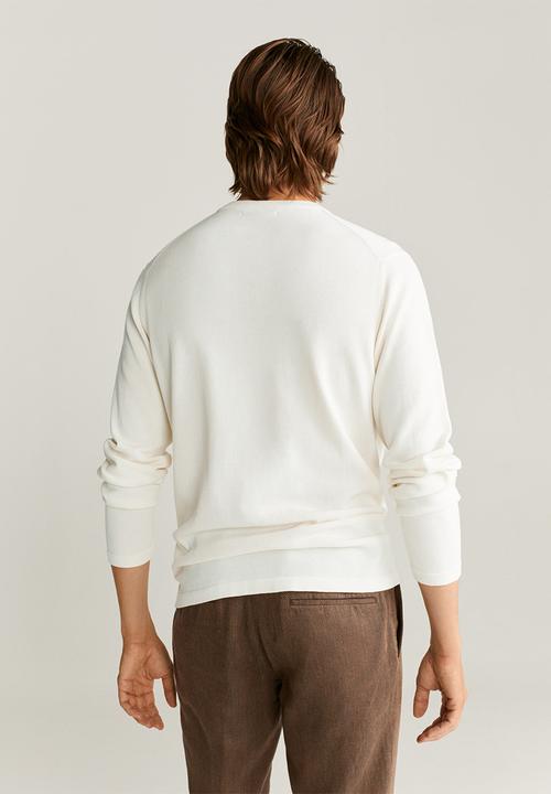MANGO - Avena sweater - white