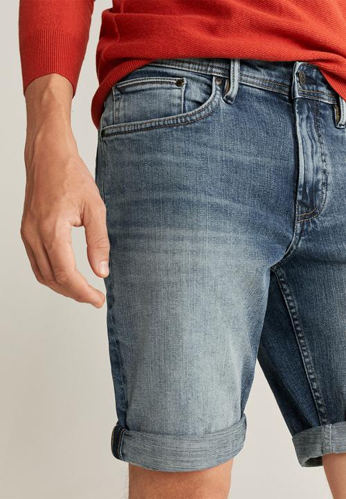 MANGO - Rock bermuda shorts - blue
