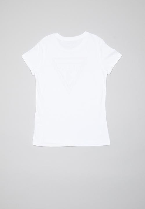 GUESS - Girls anne tri tee - white