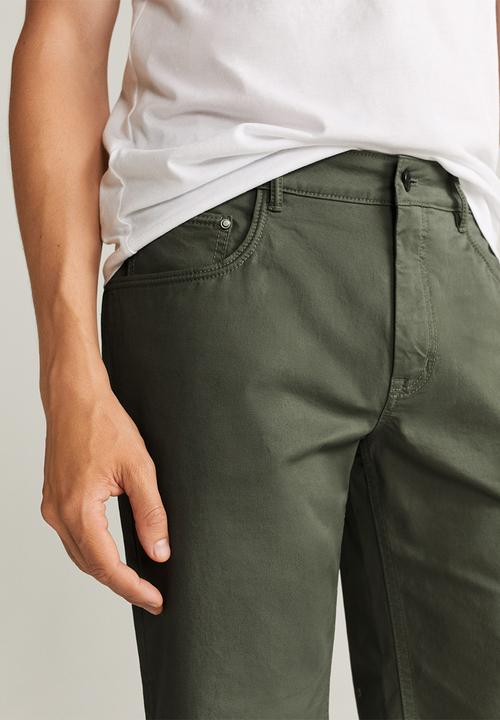MANGO - Roller bermuda shorts - khaki