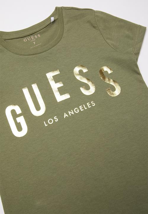 GUESS - Girls guess bo tee - green