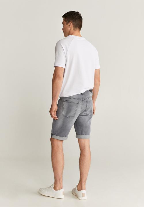 MANGO - Rock bermuda shorts - grey