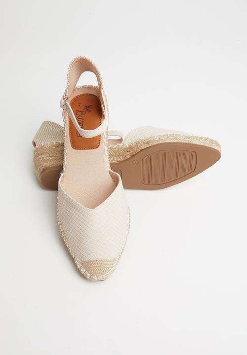 Butterfly Feet - Fin wedge heel - beige