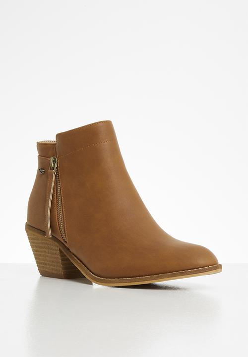 Miss Black - Vicky ankle boot - tan