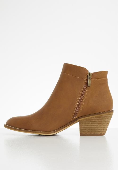 Miss Black - Vicky ankle boot - tan