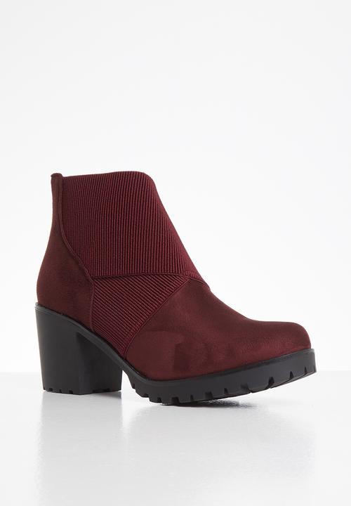 Butterfly Feet - Esther ankle boot - burgundy