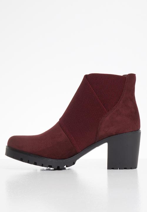 Butterfly Feet - Esther ankle boot - burgundy