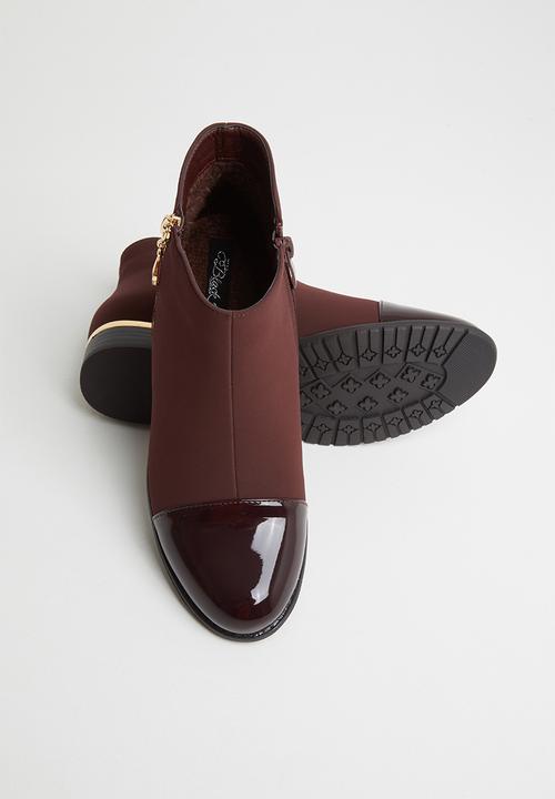 Miss Black - Hadar ankle boot - burgundy