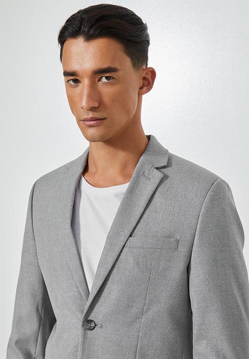 Superbalist - Regent slim fit blazer - grey