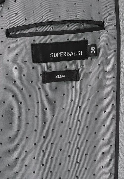 Superbalist - Regent slim fit blazer - grey