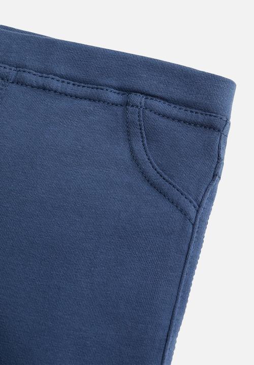 MANGO - Terry leggings - navy