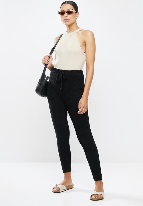Missguided - Popcorn jogger - black