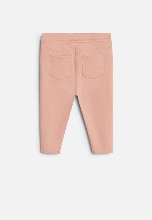 MANGO - Terry leggings - pink