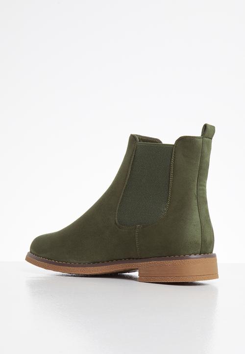 Butterfly Feet - Celeste chelsea boot - green