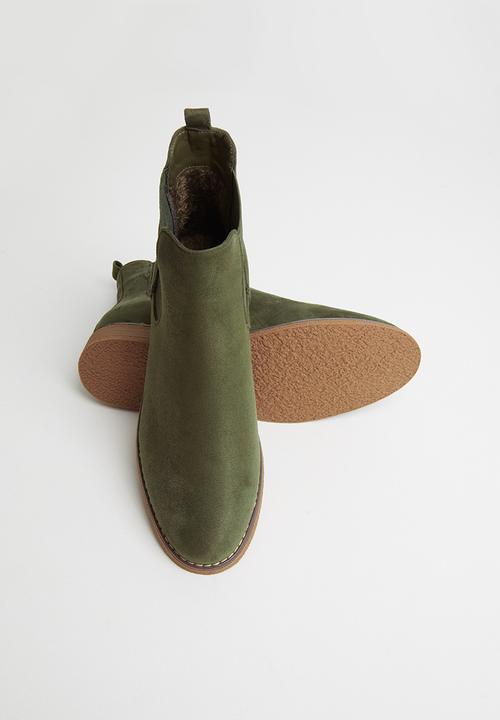 Butterfly Feet - Celeste chelsea boot - green