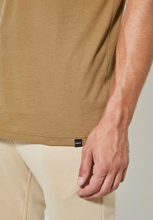 Superbalist - Nate crew neck tee - brown