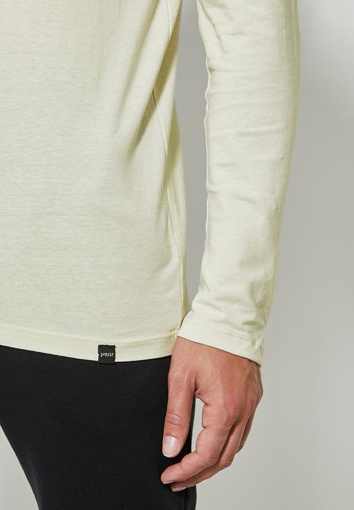 Superbalist - Nate long sleeve crew neck tee - neutral