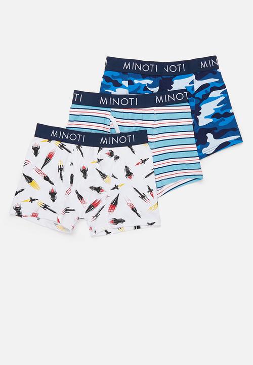 MINOTI - Boys aop 3 Pack boxers aop  - multi 