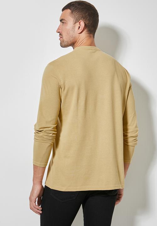 Superbalist - Siya long sleeve mandarin collar - beige