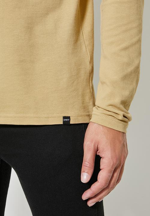 Superbalist - Siya long sleeve mandarin collar - beige