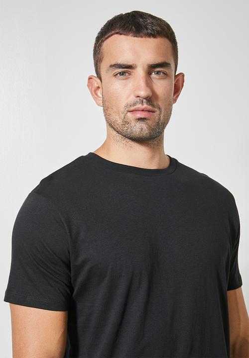 Superbalist - 2 Pack nate crew neck tee - black & dusty pink