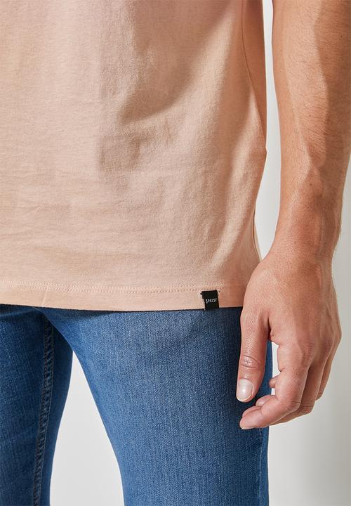Superbalist - 2 Pack nate crew neck tee - black & dusty pink