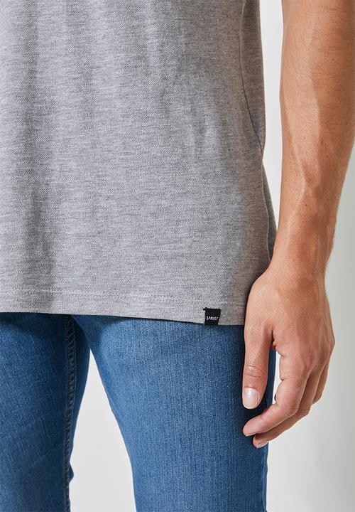 Superbalist - 2-Pack Siya mandarin golfer - grey melange & navy