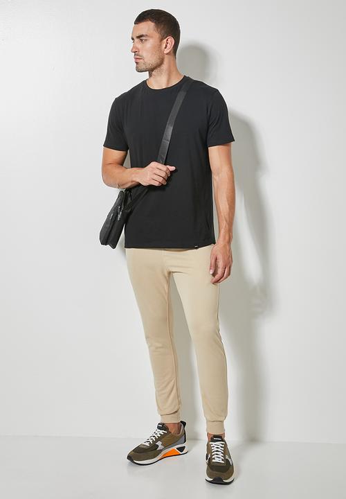 Superbalist - 2 Pack barney longline curved hem tee - black & white