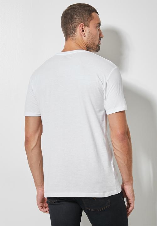 Superbalist - 2 Pack nate crew neck tee - white