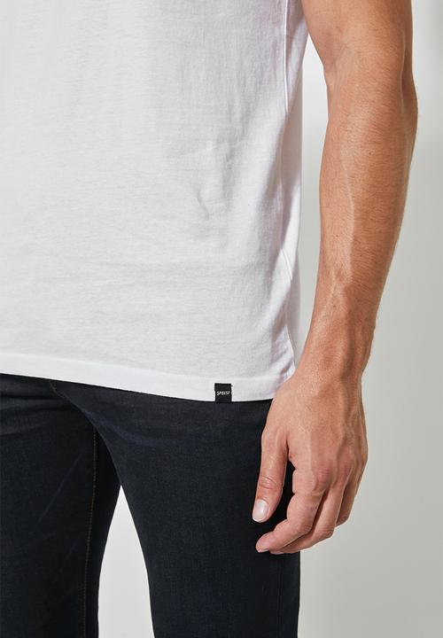 Superbalist - 2 Pack nate crew neck tee - white