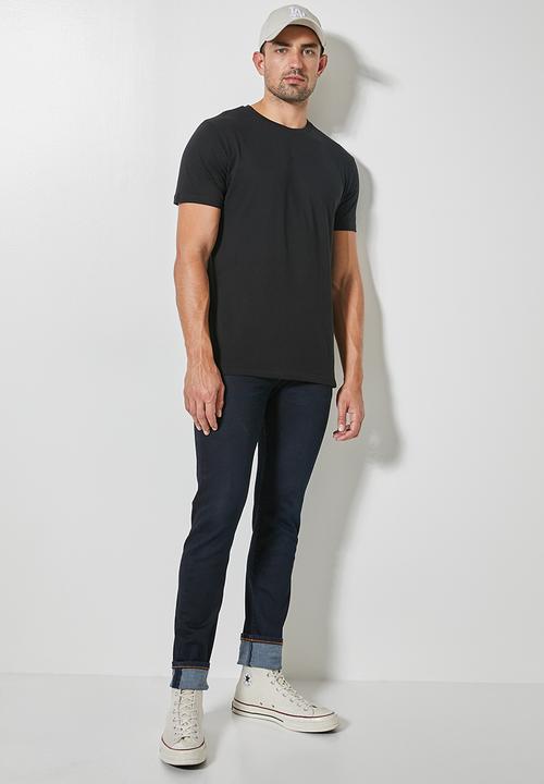 Superbalist - 2 Pack nate crew neck tee - black & white