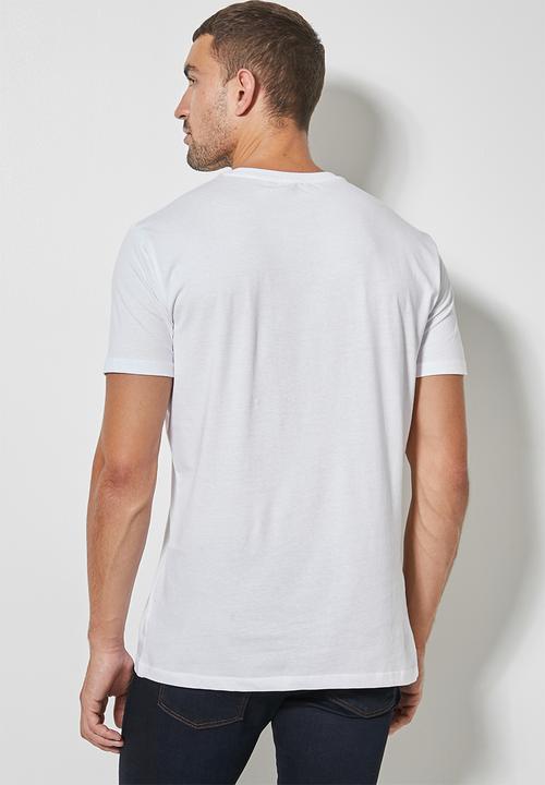 Superbalist - 2 Pack nate crew neck tee - black & white
