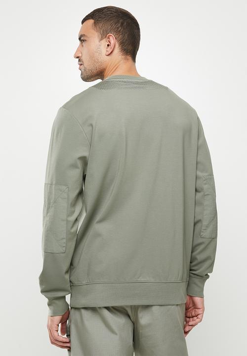Nike - Nsw city made flc crew - olive
