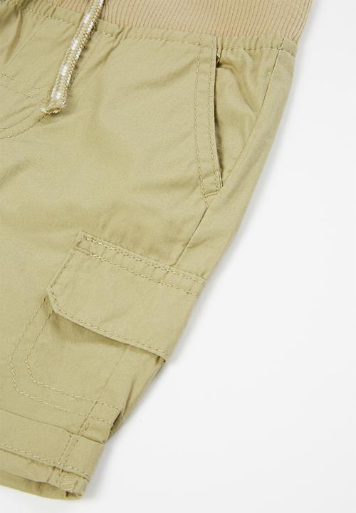 MINOTI - Boys basic poplin short - stone