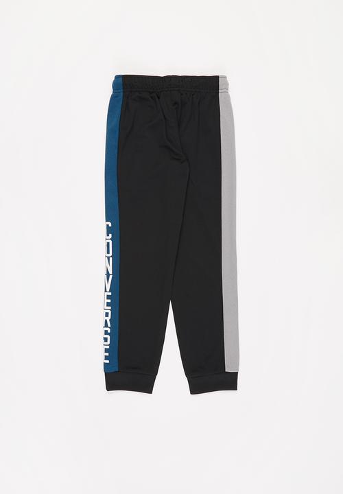 Converse - Cnvb colorblock track pant - black