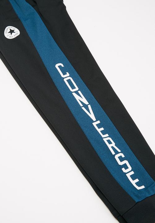 Converse - Cnvb colorblock track pant - black