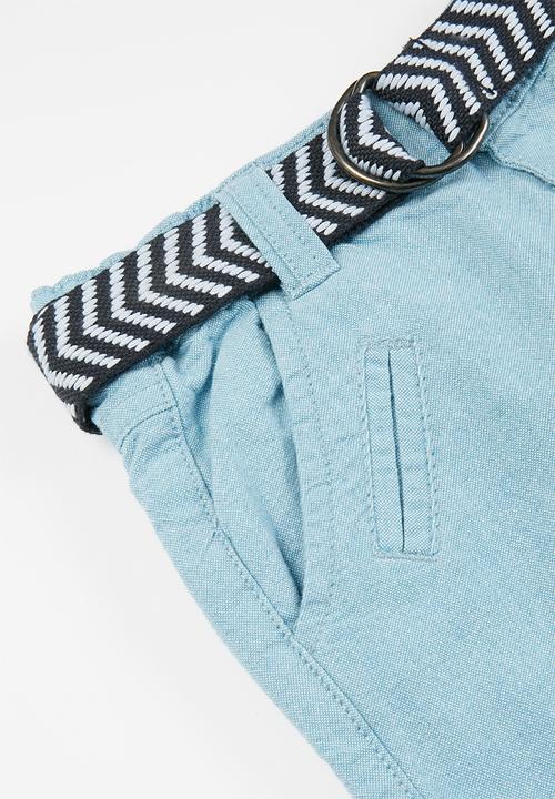 MINOTI - Oxford short - blue 