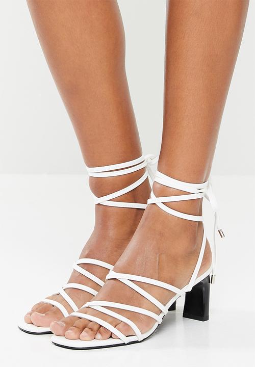 Z_Code_Z - Nola strappy heel - white