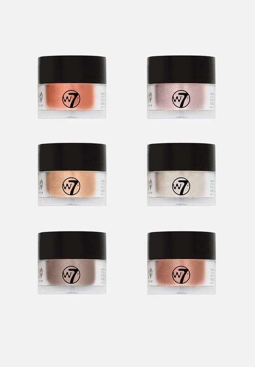 W7 Cosmetics - High Shine Metallic Powder Set