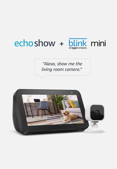 Amazon - Amazon blink mini indoor 1080 hd smart camera