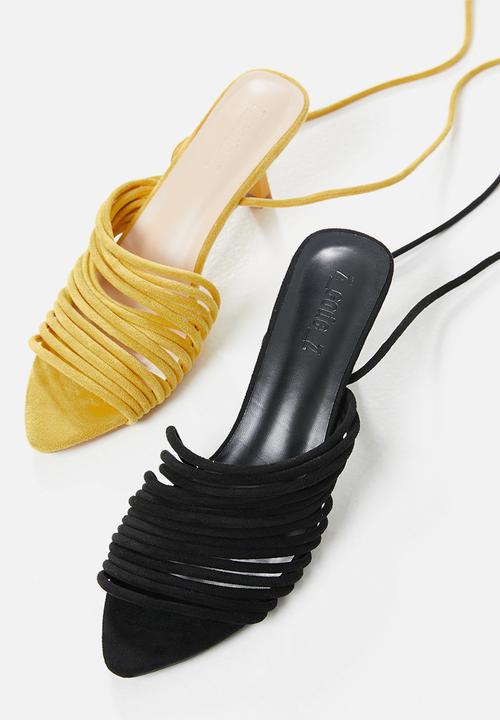 Z_Code_Z - Lada strappy heel - yellow