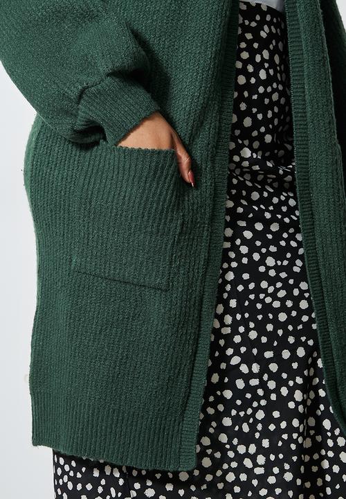 Superbalist - Soft knitwear cardi - green